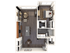 B3: 1 Bed, 1 Bath