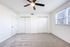 Bedroom with large closets
