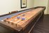 Shuffleboard table in lounge