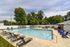 Pool area with seating