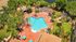 Aerial view of pool area