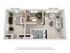 1 BEDROOM, 1 BATH - 650 SF