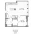 1-Bedroom 1-Bathroom | 698 sqft