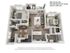 2 Bed, 2 Bath w/ den 1280 sf