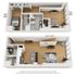 2-Bedroom 2.5-Bathroom Duplex