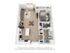1 bed, 824 SF