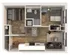 two bedrooms