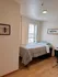 One bedroom in 2 bedroom 1 bathroom model unit.