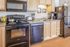 modern kitchen at vue campus apartments
