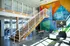 Student lounge and lobby space at The Reserve 4-bedroom apartments across from UW&ndash;Stevens Point