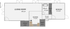 Modern floor plan featuring a spacious 289 sq ft living room, a functional 97 sq ft kitchen, and a cozy 112 sq ft bedroom. Includes bathroom, closets, and pantry for optimal storage.