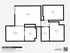 Modern floor plan of Sherman Terrace showcasing 2 bedrooms, a spacious living room, dining room, kitchen, hallway, and bathroom, covering 753 sq ft.