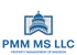 Professional logo for PMM MS LLC featuring a classic building design, emphasizing property management services.