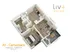 Camelback 1 Bedroom Floor plan 3D
