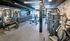 Free weights, mirrors and other workout machines