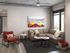 Furnished living room with chair, coffee and end tables, and couch