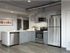 Open kitchen with modern appliances