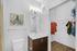 Bathroom with closet | The Cardinal at West Center | Off Campus Apartments