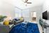 Living Room with 55" Smart TV