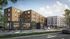 Modern apartment complex showcasing sleek architecture, vibrant communal spaces, and lush greenery, perfect for urban living.