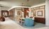 Chic and modern apartment interior featuring stylish art-deco furniture, elegant wall art, and a vibrant open-plan reception area.