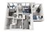 2BR/2 BA - Type 1