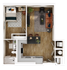 1BR/1BA - A4