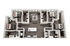 Modern 3D floor plan showcasing three bedrooms, a cozy living area, and a sleek open kitchen, ideal for contemporary living.