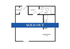 Cozy floor plan featuring a dining room, spacious closets, and a well-appointed bathroom in an intimate layout.