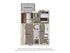 Modern apartment floor plan featuring a cozy bedroom, stylish living room, efficient kitchen, sleek bathroom, and inviting patio/balcony.