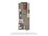 Modern studio floor plan with Murphy bed, compact kitchen, and sleek bathroom layout.