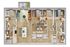 Bright and modern floor plan showcasing 3 spacious bedrooms, a stylish open-concept living room, and a large kitchen with island seating, perfect for contemporary living.