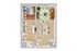 Modern apartment floor plan featuring one bedroom, a cozy living room with stylish furniture, and an open kitchen layout. Includes a compact bathroom and ample storage space.