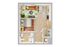 Elegant 3D floor plan showcasing a cozy one-bedroom apartment with an open living area, modern kitchen, and stylish decor.