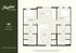 Heyday Blacksburg B3 floor plan showcasing a modern 2-bedroom, 2-bath layout with a spacious living area, kitchen, and convenient storage. Ideal for comfortable living within 832-878 sq. ft.