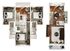 Modern floor plan showcasing 3 spacious bedrooms, elegant open-concept living room, and stylish kitchen with dining area.