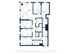 Modern floor plan showcasing four bedrooms, a spacious open-concept living and kitchen area, and multiple bathrooms for convenience.