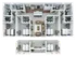 Modern 3D floor plan displaying a spacious layout with 4 bedrooms, inviting living area, sleek kitchen, and multiple bathrooms. Ideal for comfortable family living.