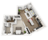 1 BED 1 BATH - A5