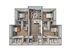 3D Floor Plan of 4x4A
