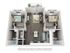 Two Balcony Flat Floorplan