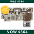 Stunning 3D apartment floor plan featuring 2 bedrooms, modern kitchen, and inviting living area at a limited time offer of $564.