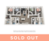 Contemporary apartment floor plan showcasing 3 bedrooms, modern open-concept living room, sleek kitchen, and stylish bathrooms.