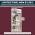 Modern floor plan showcasing 2 bedrooms, stylish kitchen, and cozy living area with exclusive male-only spaces. Limited time offer pricing available.