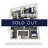 Chic 3D apartment floor plan with two cozy bedrooms, modern kitchen, inviting living area, and stylish bathroom. Now sold out, showcasing popular demand.