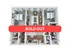 Modern 3D floor plan featuring 2 bedrooms, a cozy living room, and a fully-equipped kitchen, marked as Sold Out.