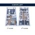 Modern dual-level floor plan with a spacious garage, open-concept kitchen and living area on the first floor, and three cozy bedrooms with elegant decor on the second floor. Only 3 spots remaining!
