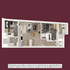 Modern 2D floor plan featuring 2 bedrooms, a stylish open living area, and a sleek kitchen design, perfect for contemporary living.