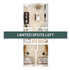 Chic and modern floor plan with 2 cozy bedrooms, sleek open-concept kitchen, and inviting living area, showcasing a smart layout.