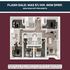 Modern 3D apartment floor plan featuring 5 bedrooms, a cozy living space, and a stylish kitchen. Flash sale price reduction from $1,149 to $989, saving $160 per month.